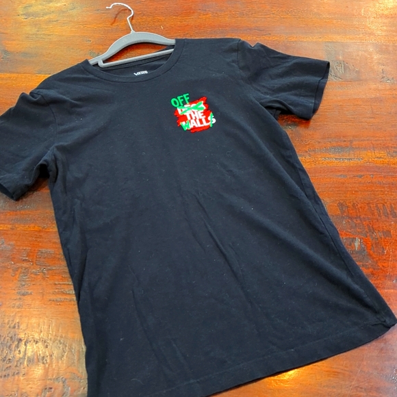 Women's Small Van's Off the Wall Christmas Shirt Rare - Picture 2 of 4